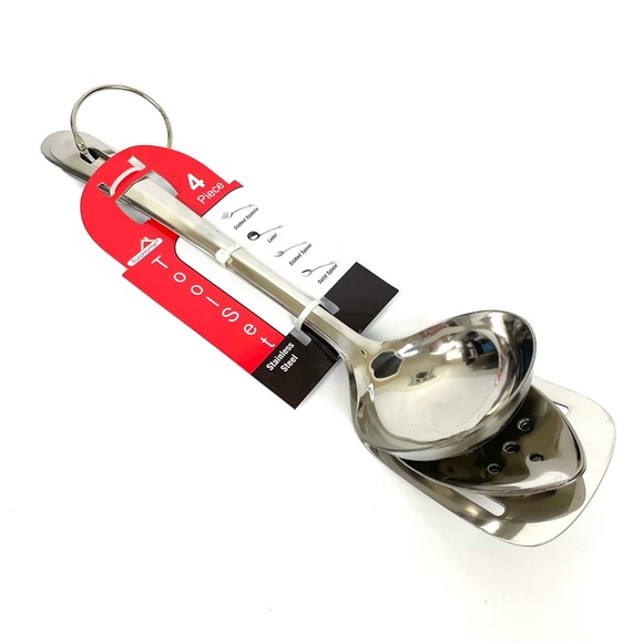 4 Piece Stainless Steel Kitchen Tool Set - Picture 2 of 5